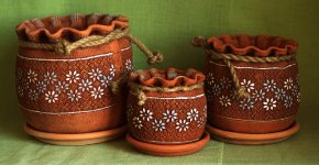 Васильки горшки цветочные