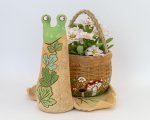 Улитка подставка для кашпо