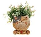 Аниме кот с сердцем забавное кашпо, фигурка