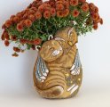 Кот с совой кашпо