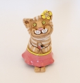 Кошка в платье колокольчик