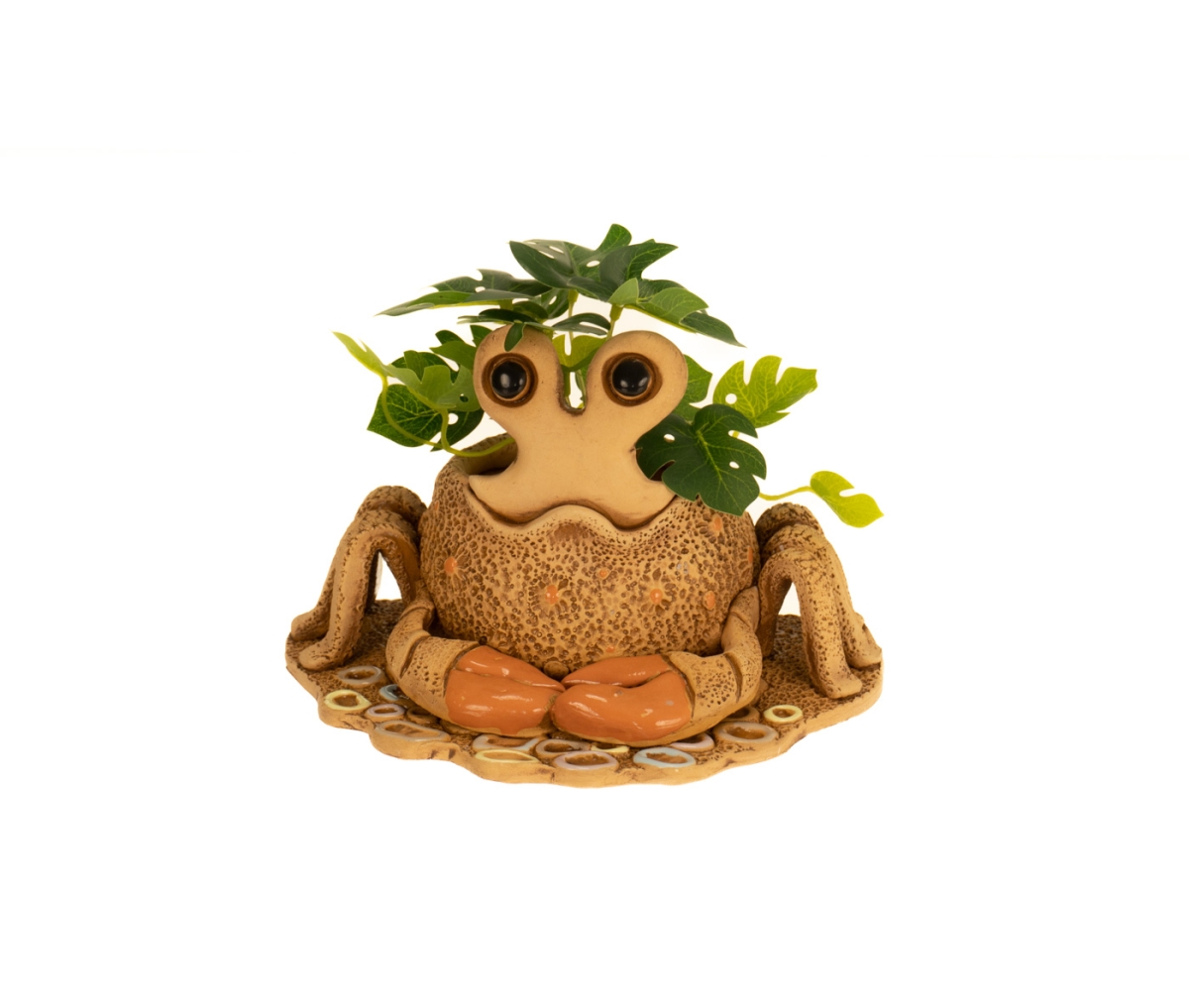 Крабик кашпо керамическое, забавное