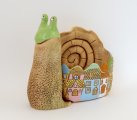 Улитка город кашпо цветочное
