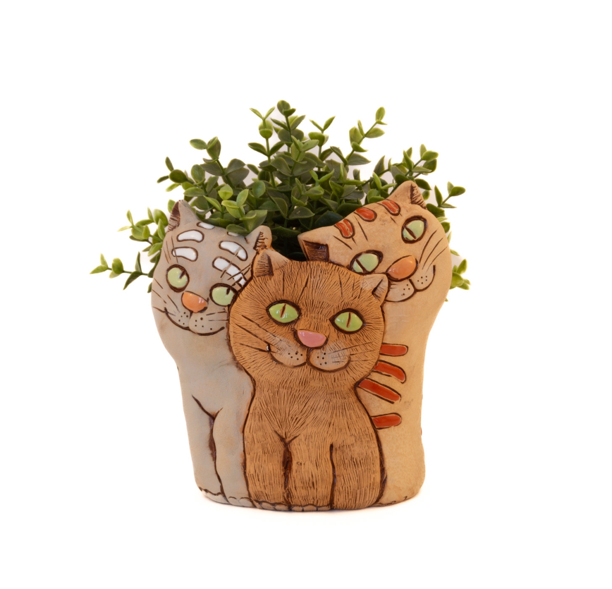 Котята милые кашпо