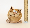Кот смешарик из глины