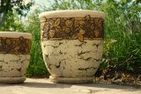 Клубника шамотный горшок большой