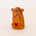 Обезьянка с сердцем свистулька