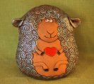 Барашек копилка керамика