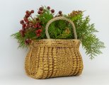 Сумка вязаная с ручками кашпо