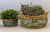 Корзинка широкая кашпо